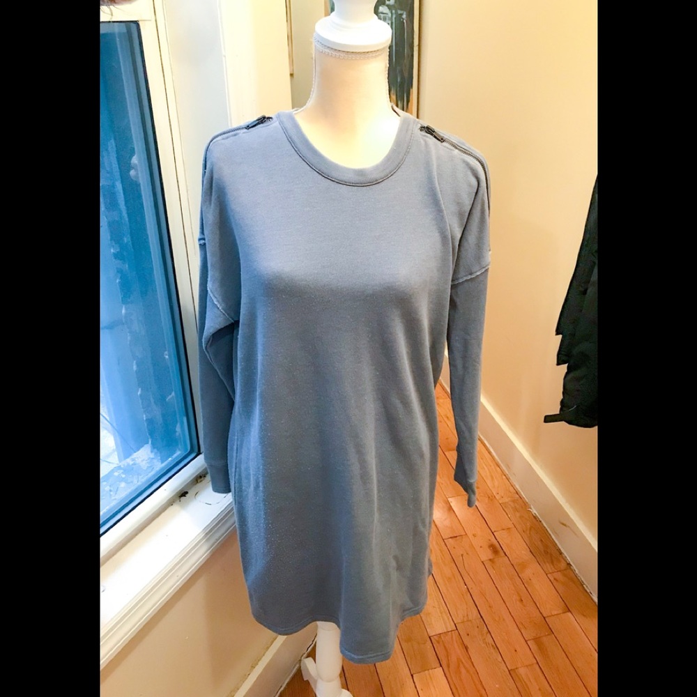 AEO zipper shouldered sweater dress